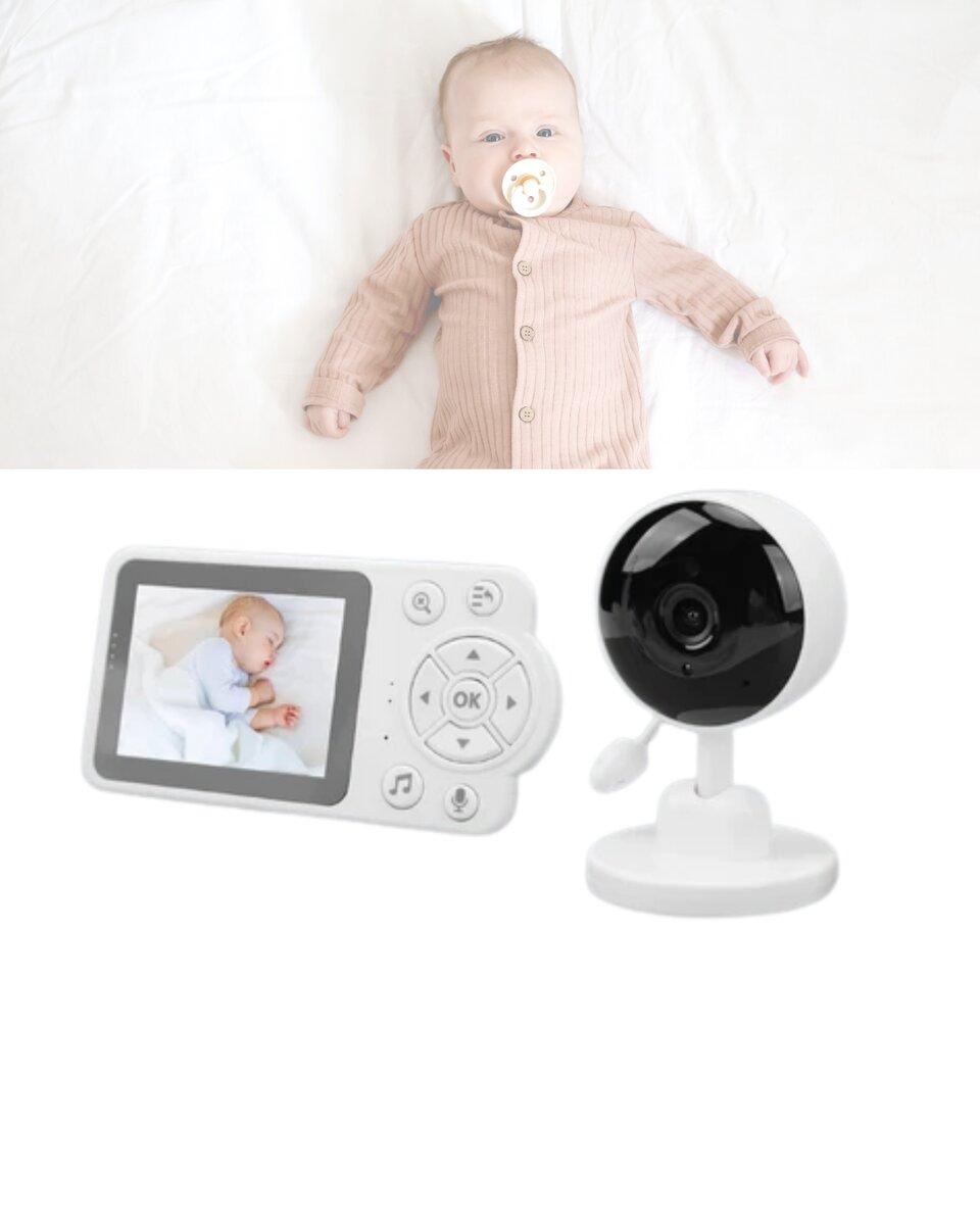 Gece Görüşlü Kablosuz Bebek Monitörü Ağlama ve Hareket Algılama 5